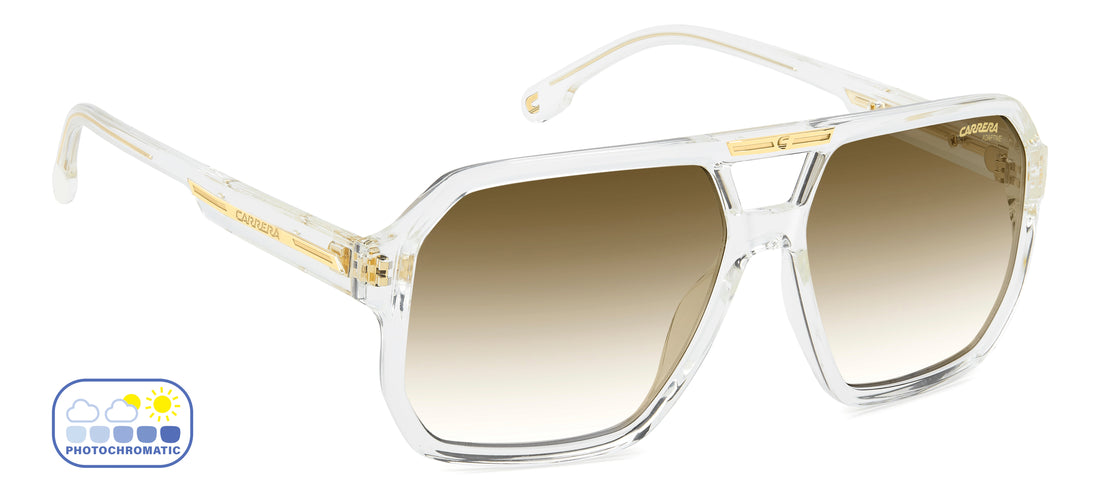 Solbriller carrera victory c 01/s 900 wb transparente square masculino størrelse 60mm - Detaljeret visning