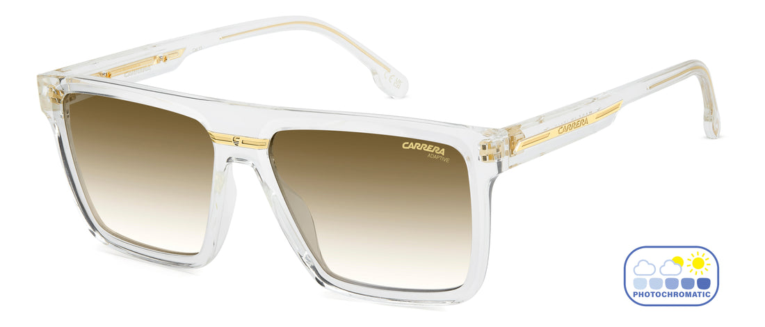 Solbriller carrera victory c 03/s 900 wb transparente rectangular masculino størrelse 58mm - Hovedvisning