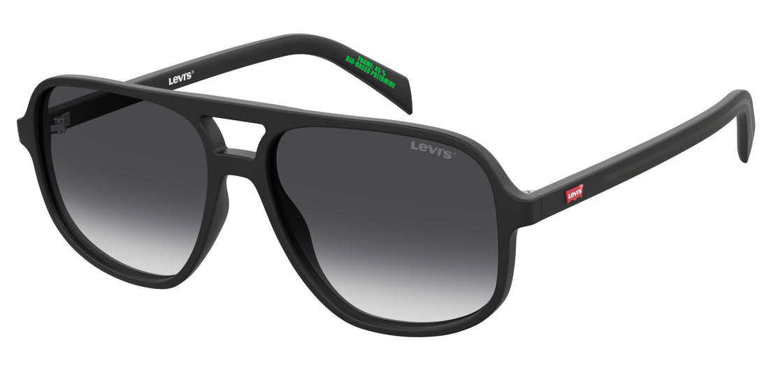 Sunglasses levis lv 5073/s 003 9o negro navigator masculino size 56mm - Main view