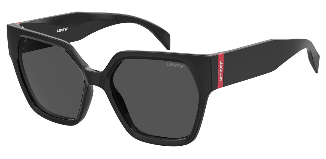 Occhiali da sole levis lv 1077/s 807 ir negro rectangular femenino taglia 57mm - Vista principale