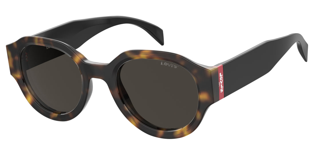 Sunglasses levis lv 1078/s 086 ir havana rectangular unisex size 50mm - Main view