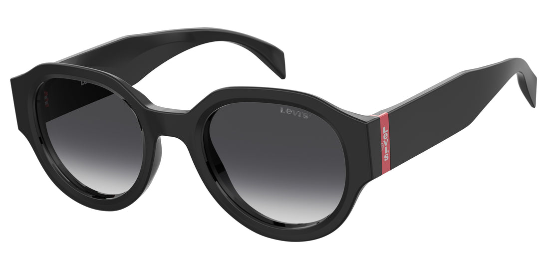 Occhiali da sole levis lv 1078/s 807 9o negro rectangular unisex taglia 50mm - Vista principale