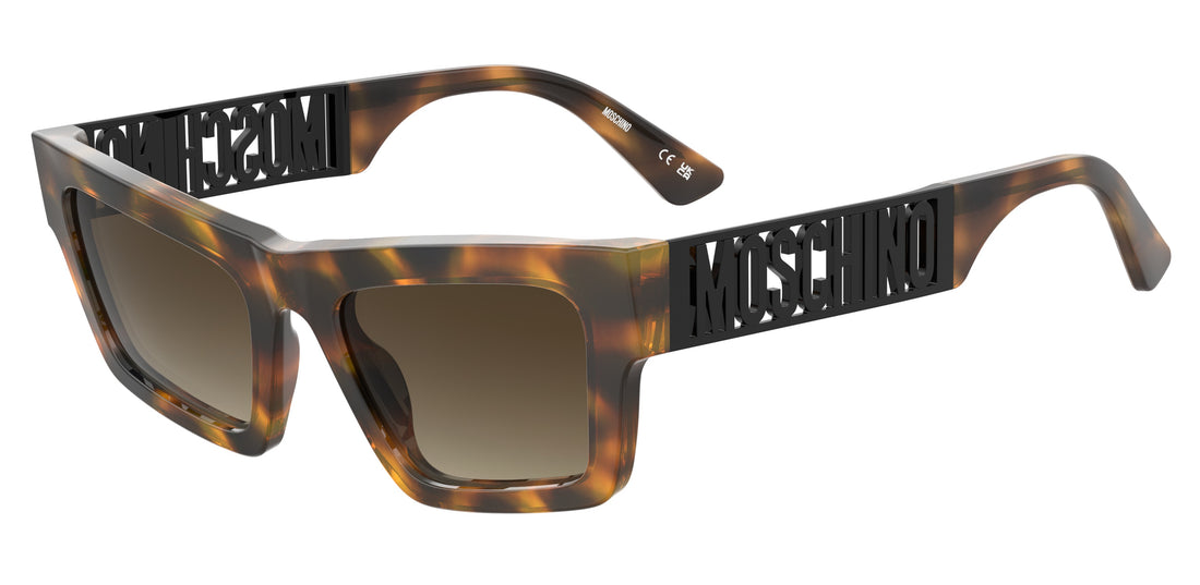 Occhiali da sole moschino mos171/s 086 ha havana rectangular femenino taglia 53mm - Vista principale