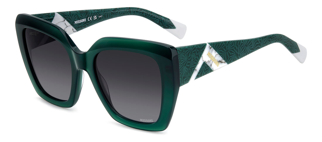 Occhiali da sole missoni mis 0197/s 1ed 9o verde square femenino taglia 54mm - Vista principale