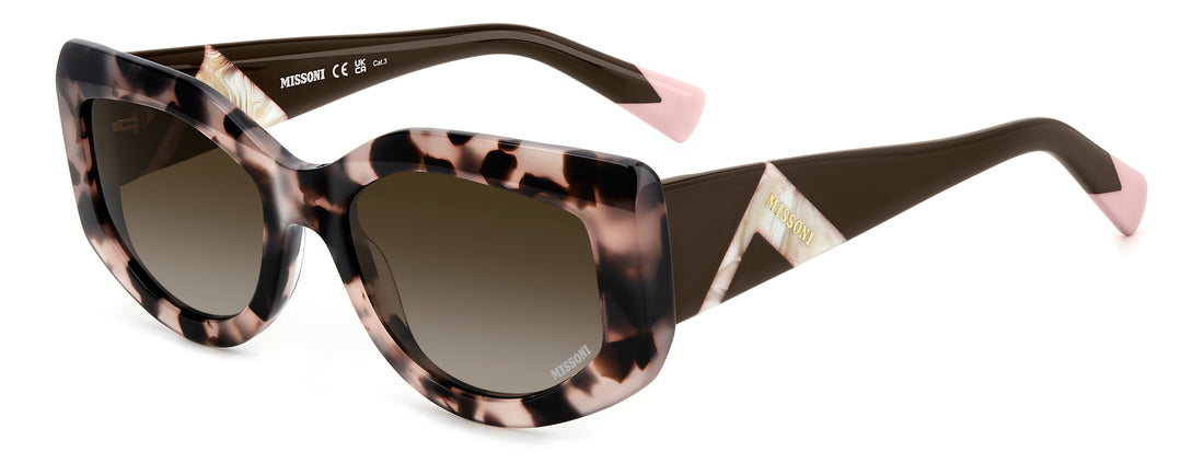 Occhiali da sole missoni mis 0198/s 0t4 ha havana rectangular femenino taglia 54mm - Vista principale
