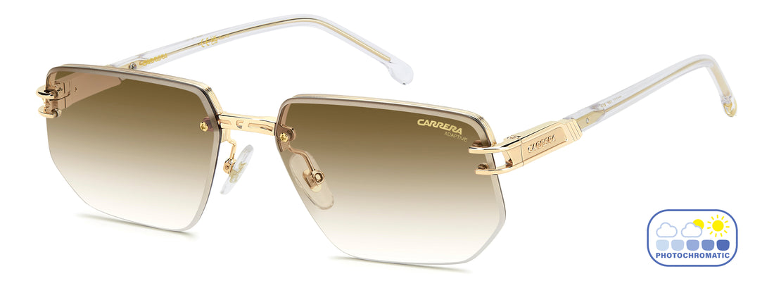 Solbriller carrera 1070/s 900 wb transparente rectangular masculino størrelse 60mm - Hovedvisning