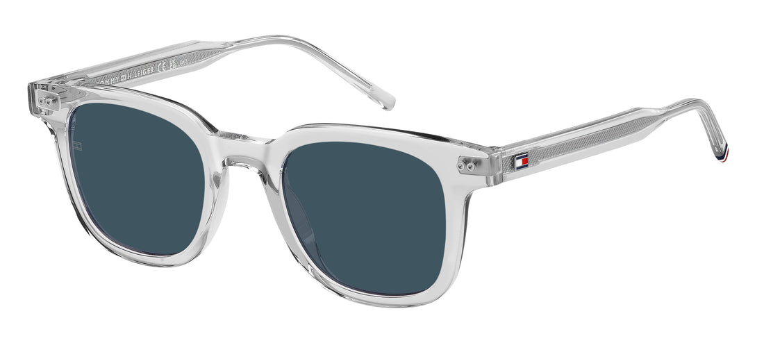 Occhiali da sole tommy hilfiger th 2126/s 900 ku cristal rectangular masculino taglia 48mm - Vista principale