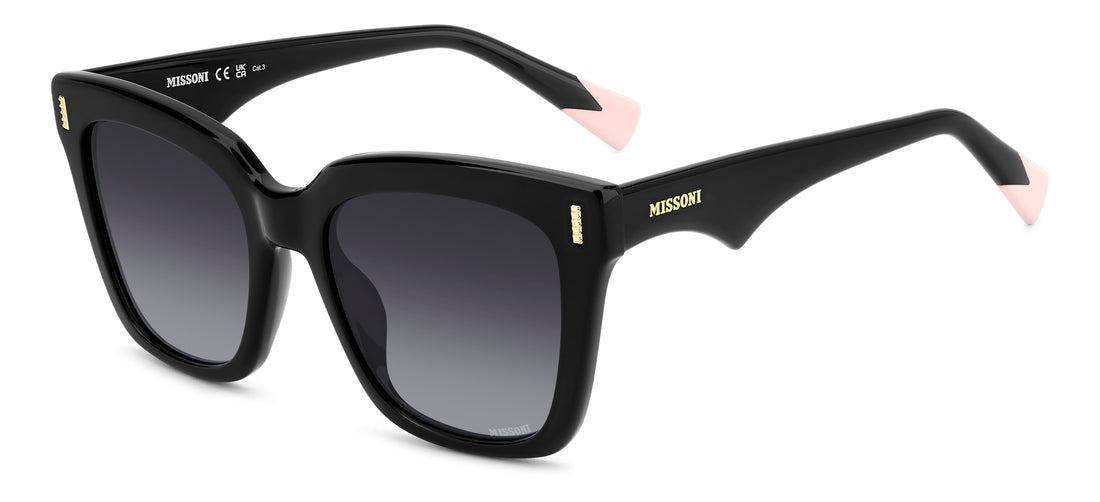 Occhiali da sole missoni mis 0206/g/s 807 9o negro square femenino taglia 53mm - Vista principale