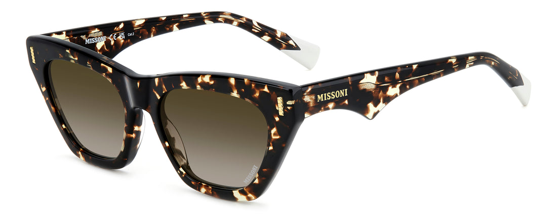 Occhiali da sole missoni mis 0205/s 086 ha havana rectangular femenino taglia 54mm - Vista principale