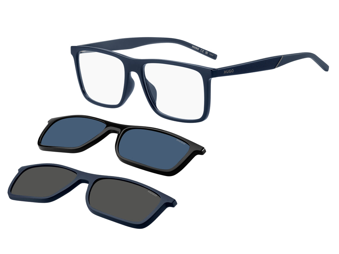 Occhiali da sole hugo hg 1331/g/cs2 9n7 99 azul rectangular masculino taglia 56mm - Vista principale