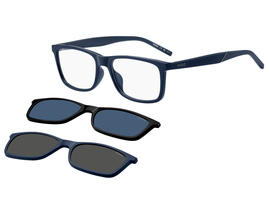 Occhiali da sole hugo hg 1329/g/cs2 9n7 99 azul rectangular masculino taglia 55mm - Vista principale