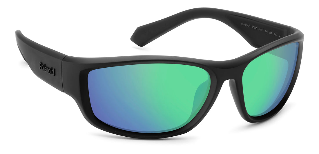 Lunettes de soleil polaroid pld 2166/s 3ol 5z negro rectangular masculino taille 62mm - Vue détaillée