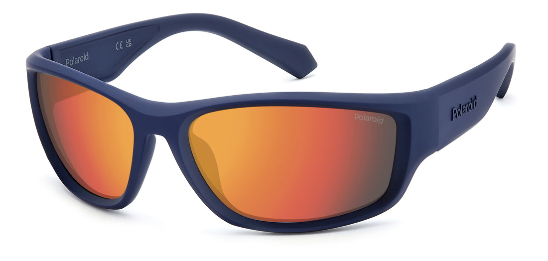 Lunettes de soleil polaroid pld 2166/s wir oz azul rectangular masculino taille 62mm - Vue principale