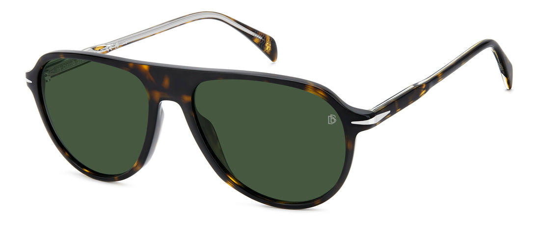 Occhiali da sole david beckham db 1200/s 086 o7 havana pilot masculino taglia 55mm - Vista principale