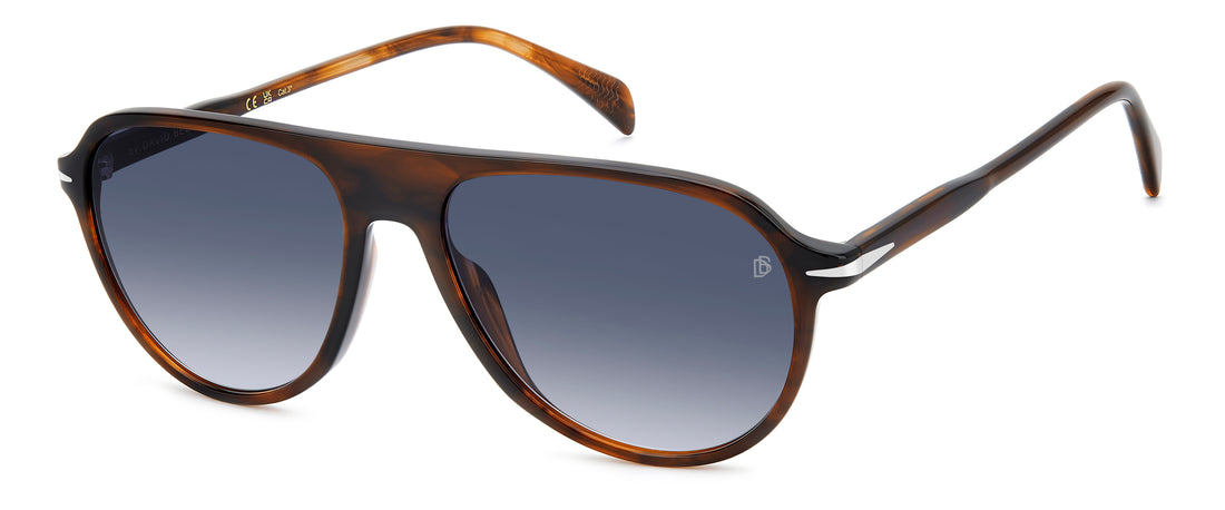 Occhiali da sole david beckham db 1200/s ex4 08 marron pilot masculino taglia 55mm - Vista principale