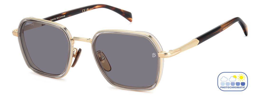 Occhiali da sole david beckham db 1194/g/s 2f7 3o dorado square masculino taglia 53mm - Vista principale
