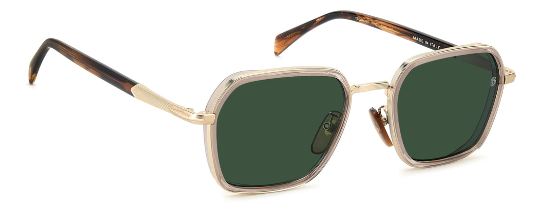 Occhiali da sole david beckham db 1194/g/s ida qt dorado square masculino taglia 53mm - Vista dettagliata