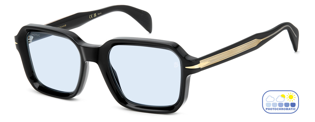 Occhiali da sole david beckham db 7147/s 807 qz negro square masculino taglia 52mm - Vista principale