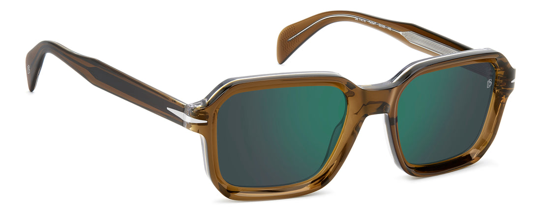 Occhiali da sole david beckham db 7147/s txo mt transparente square masculino taglia 52mm - Vista dettagliata