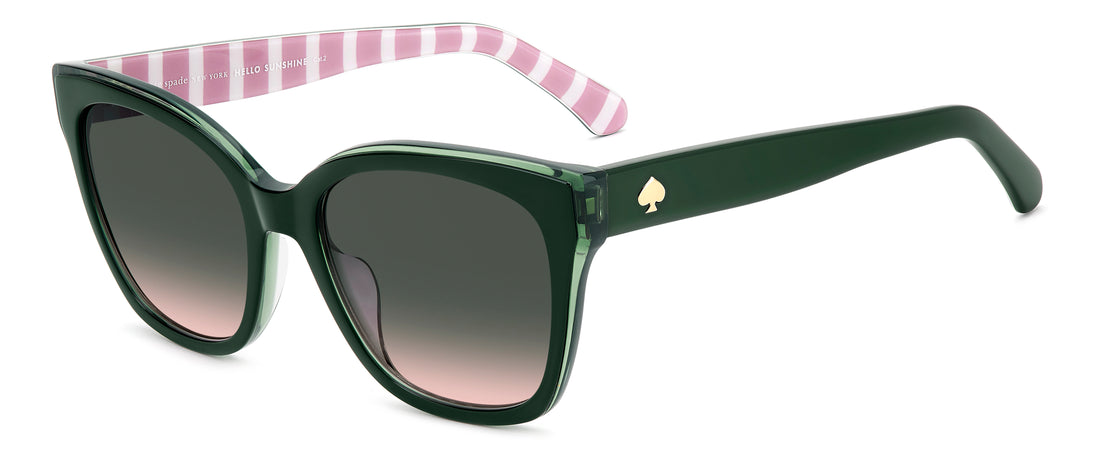 Lunettes de soleil kate spade ks daesha 2/g/s 1ed jp verde square femenino taille 55mm - Vue principale