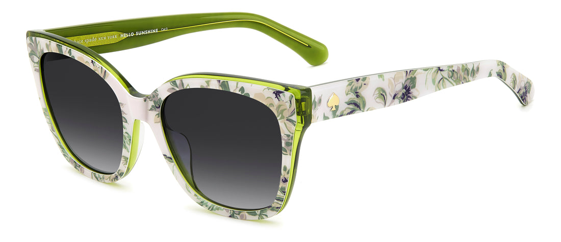 Lunettes de soleil kate spade ks daesha 2/g/s 8hc 9o verde square femenino taille 55mm - Vue principale