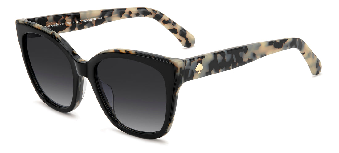 Lunettes de soleil kate spade ks daesha 2/g/s tcb 9o negro square femenino taille 55mm - Vue principale