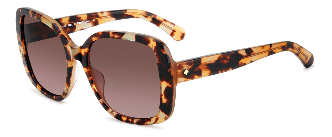 Lunettes de soleil kate spade ks wenona 2/g/s c9b 3x havana square femenino taille 57mm - Vue principale
