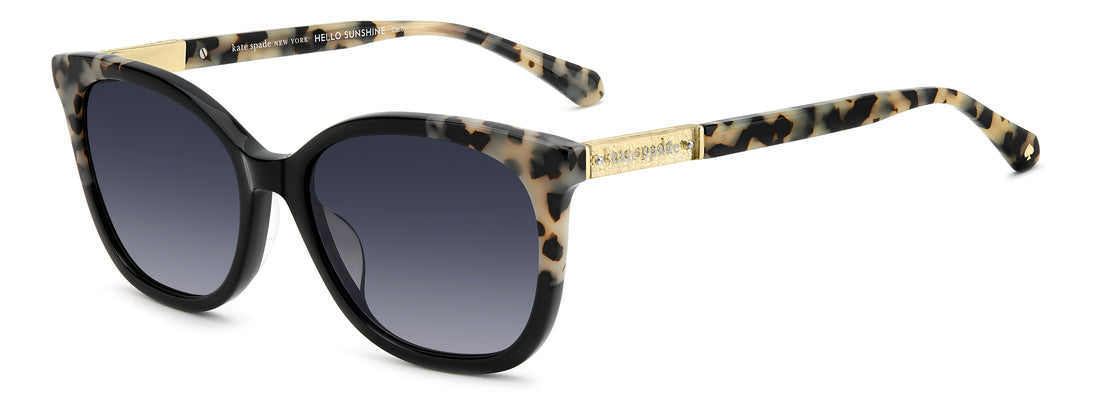 Gafas de sol kate spade ks seline 2/s tcb 9o negro rectangular femenino talla 54mm - Vista principal