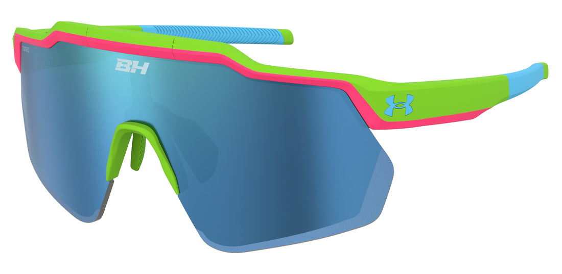 Lunettes de soleil under armour ua flipped pro iwb w1 verde mask masculino taille 99mm - Vue principale