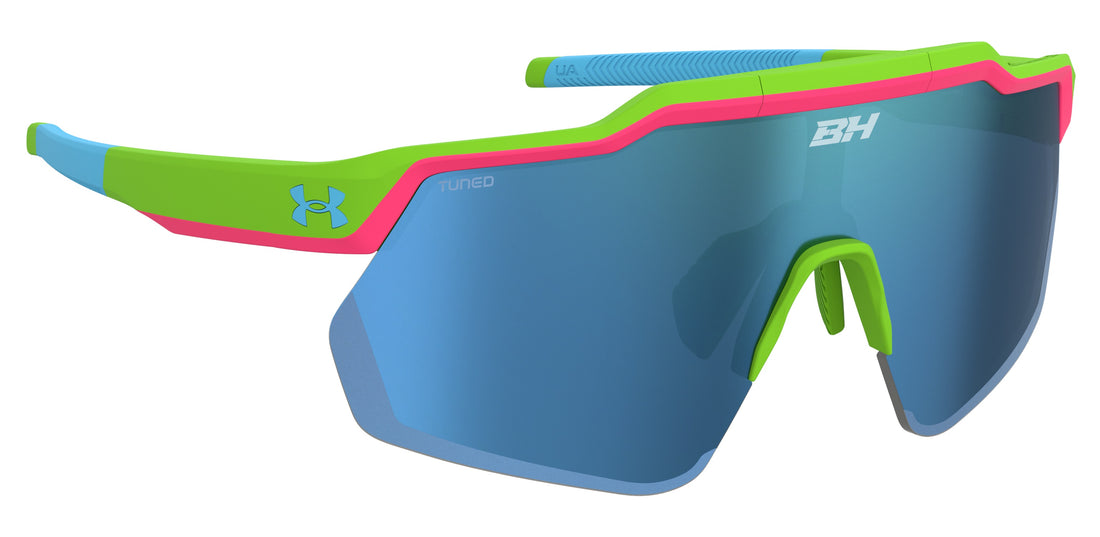 Lunettes de soleil under armour ua flipped pro iwb w1 verde mask masculino taille 99mm - Vue détaillée