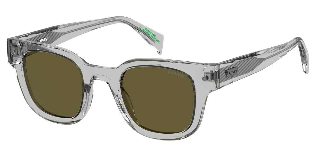 Occhiali da sole levis lv 5093/s kb7 qt grey square unisex taglia 47mm - Vista principale