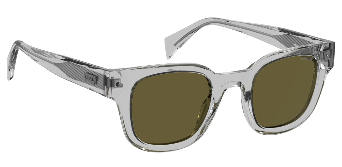 Occhiali da sole levis lv 5093/s kb7 qt grey square unisex taglia 47mm - Vista dettagliata