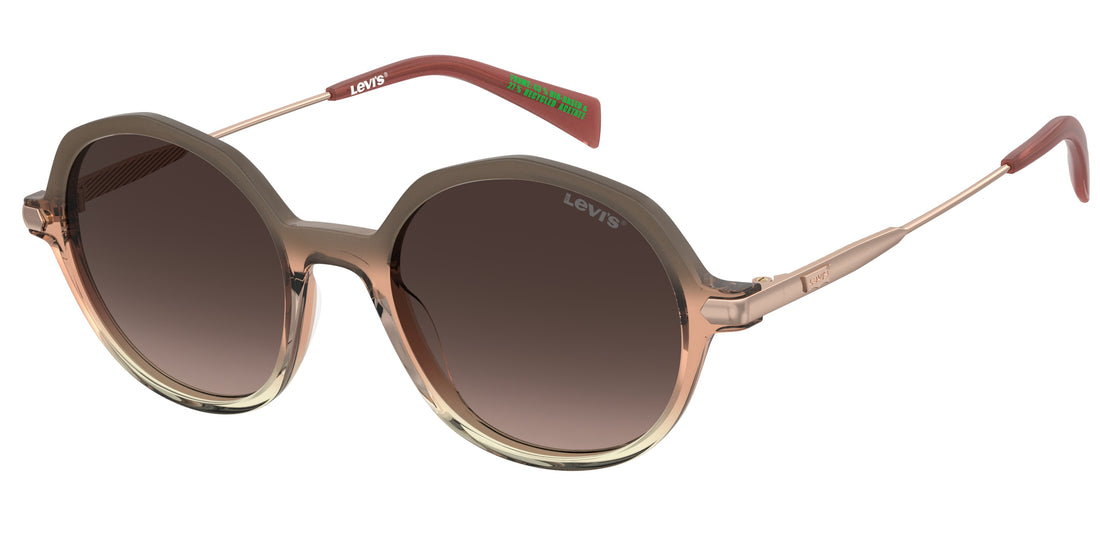 Occhiali da sole levis lv 5095/s 59i ha marron oval femenino taglia 51mm - Vista principale