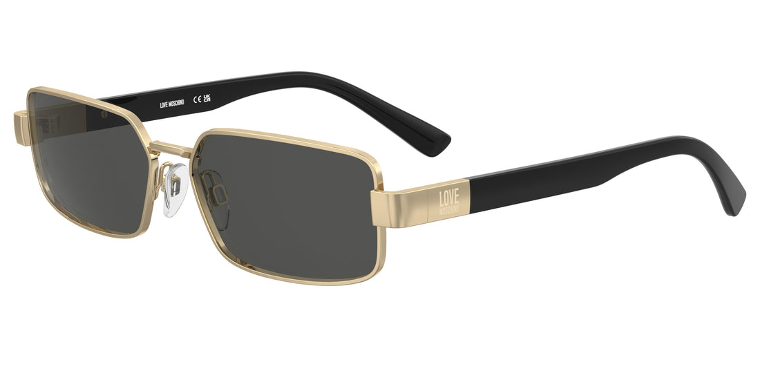 Óculos de sol moschino love mol100/s 000 ir dorado rectangular femenino tamanho 58mm - Vista principal