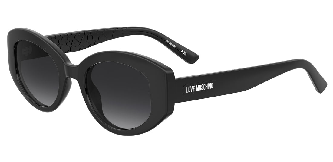 Óculos de sol moschino love mol105/s 807 9o negro cat eye femenino tamanho 50mm - Vista principal