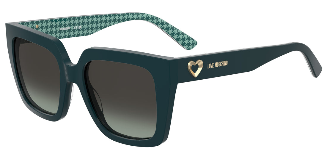 Óculos de sol moschino love mol099/s 6ho ib estampado square femenino tamanho 53mm - Vista principal