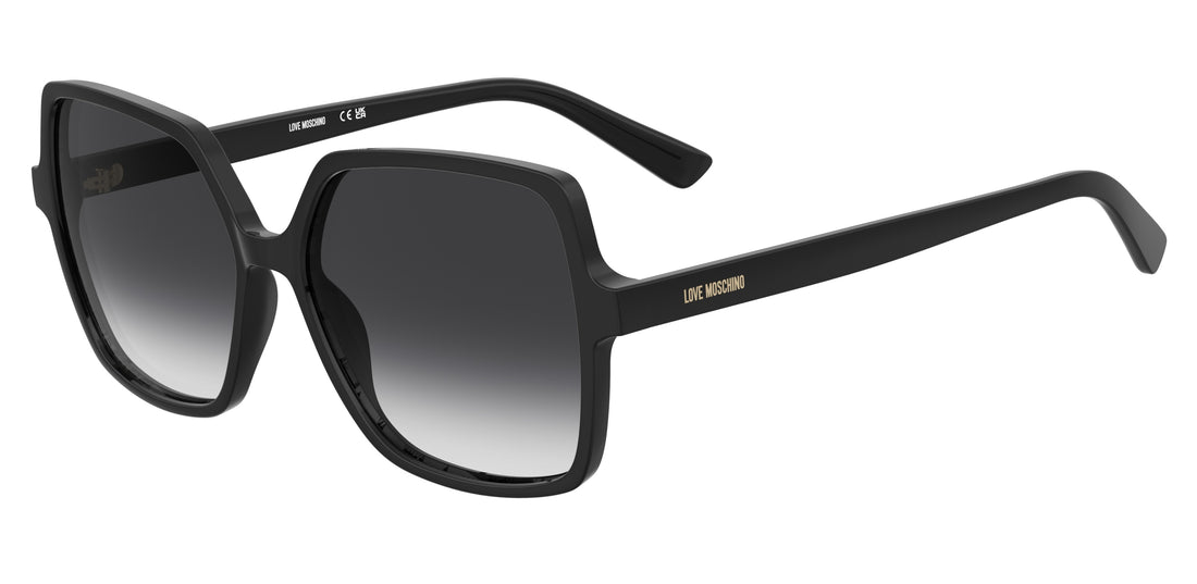 Óculos de sol moschino love mol102/s 807 9o negro square femenino tamanho 57mm - Vista principal