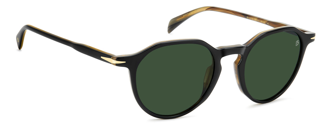 Occhiali da sole david beckham db 1217/s ppo o7 negro pantos masculino taglia 50mm - Vista dettagliata