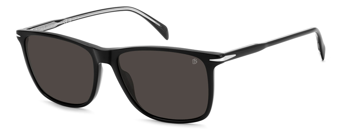 Solbriller david beckham db 1219/s 807 m9 negro rectangular masculino størrelse 57mm - Hovedvisning