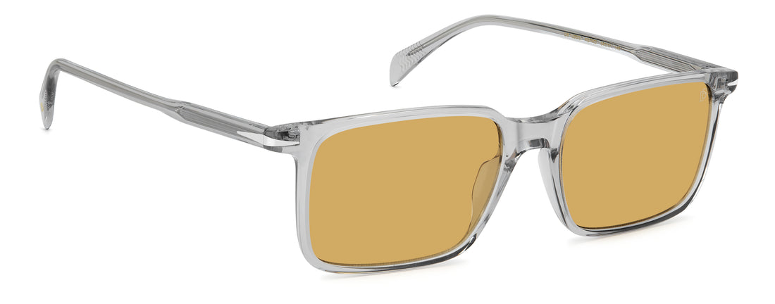 Occhiali da sole david beckham db 1220/s kb7 ho grey rectangular masculino taglia 54mm - Vista dettagliata