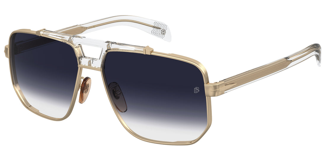 Occhiali da sole david beckham db 7157/s loj 08 dorado square masculino taglia 61mm - Vista principale