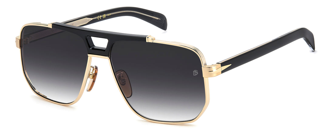 Occhiali da sole david beckham db 7157/s rhl 9o dorado square masculino taglia 61mm - Vista principale