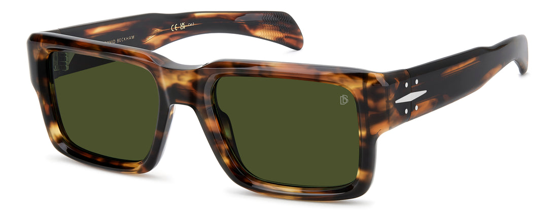 Occhiali da sole david beckham db 7159/s wr9 qt marron rectangular masculino taglia 53mm - Vista principale
