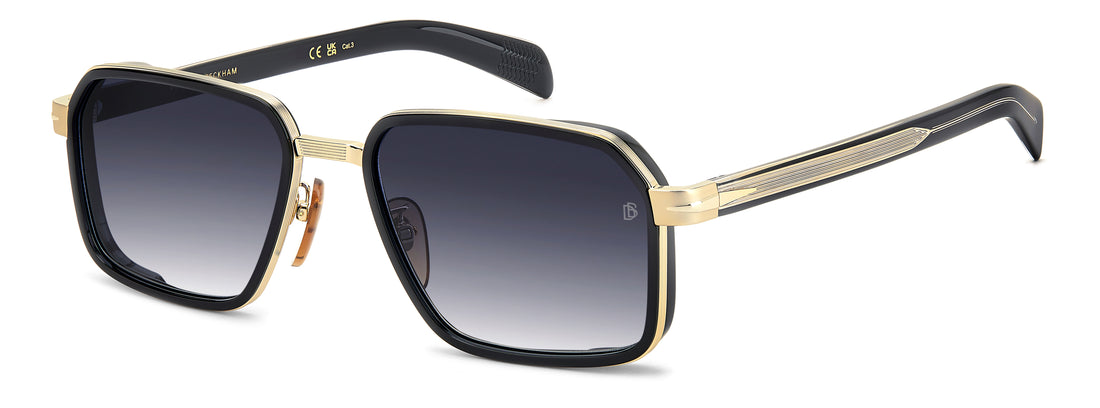 Occhiali da sole david beckham db 7158/s rhl 08 dorado rectangular masculino taglia 57mm - Vista principale