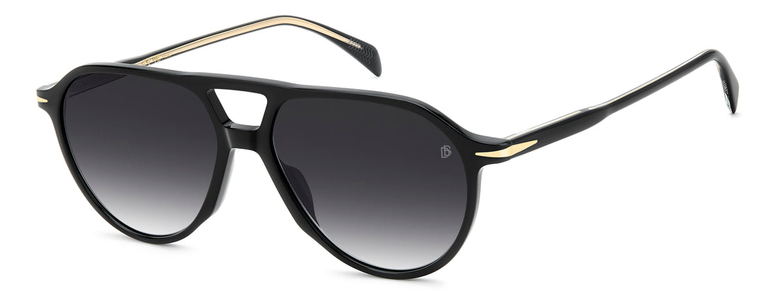 Solbriller david beckham db 1218/s 807 9o negro pilot masculino størrelse 56mm - Hovedvisning