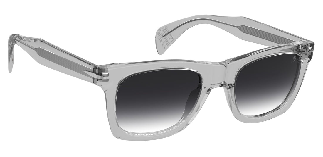Occhiali da sole david beckham db 1222/s kb7 9o grey rectangular masculino taglia 53mm - Vista dettagliata