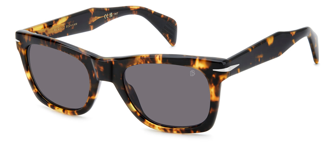 Occhiali da sole david beckham db 1222/s p65 ur marron rectangular masculino taglia 53mm - Vista principale