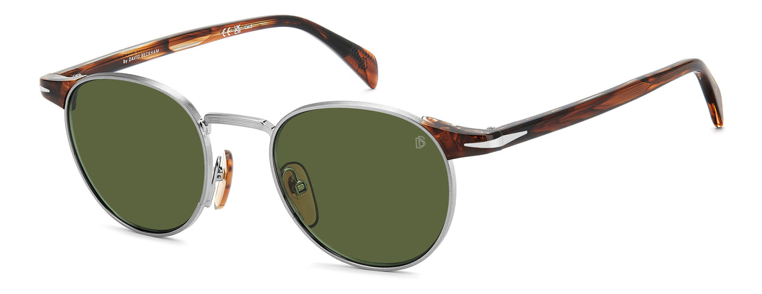 Solbriller david beckham db 1223/s 9ci qt plateado pantos masculino størrelse 49mm - Hovedvisning