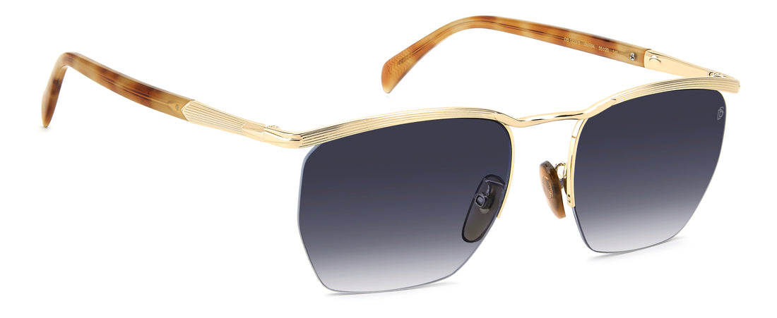 Occhiali da sole david beckham db 1225/s 0nr 84 dorado square masculino taglia 55mm - Vista dettagliata