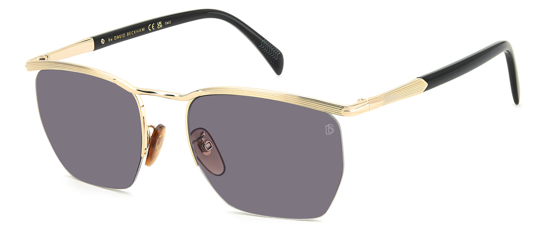 Occhiali da sole david beckham db 1225/s rhl 0d dorado square masculino taglia 55mm - Vista principale